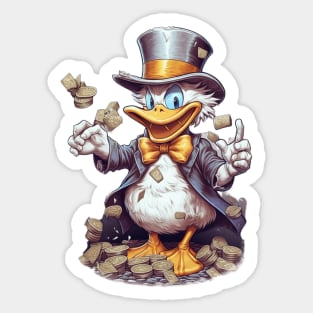 Scrooge McDuck from Duck Tales Design Sticker